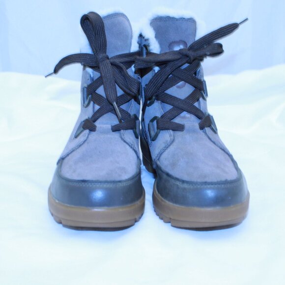 Sorel Size 10 Gray Tivoli IV Round Toe Waterproof Lace Up Snow Boots NL3425-245 - Picture 13 of 14